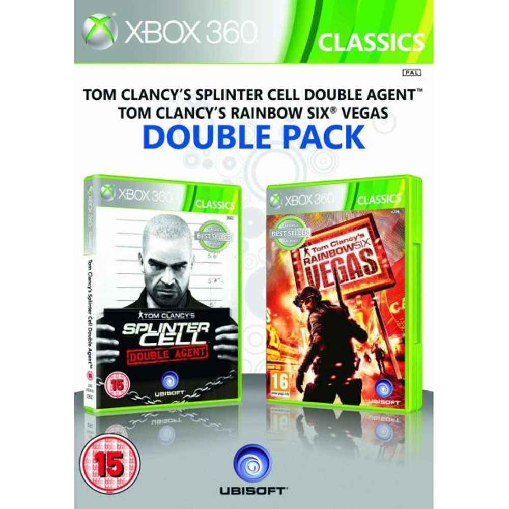 Tom Clancys Splinter Cell Double Agent Tom Clancys Rainbow Six Vegas Double Pack