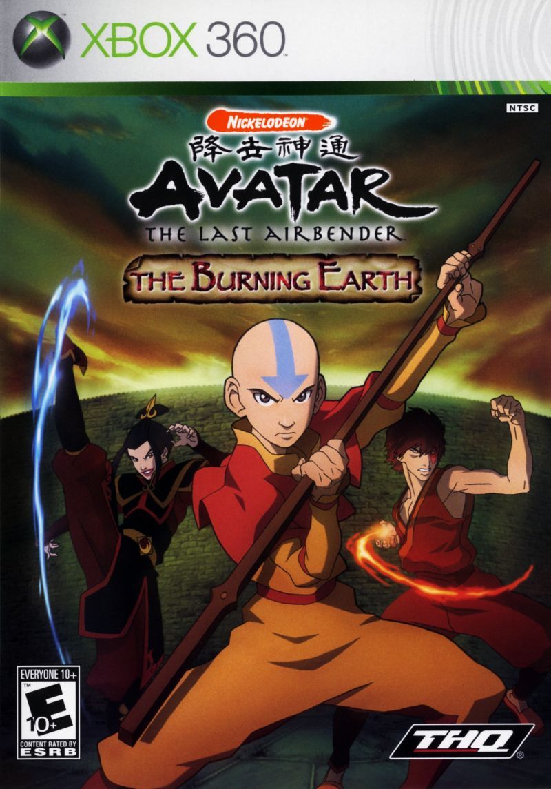 Nicelodeon Avatar The Legend Of Aang The Burning Earth