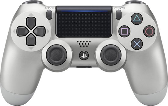 Sony Playstation 4 PS4 Dualshock 4 Controller Silver (Refurbished/felújított)